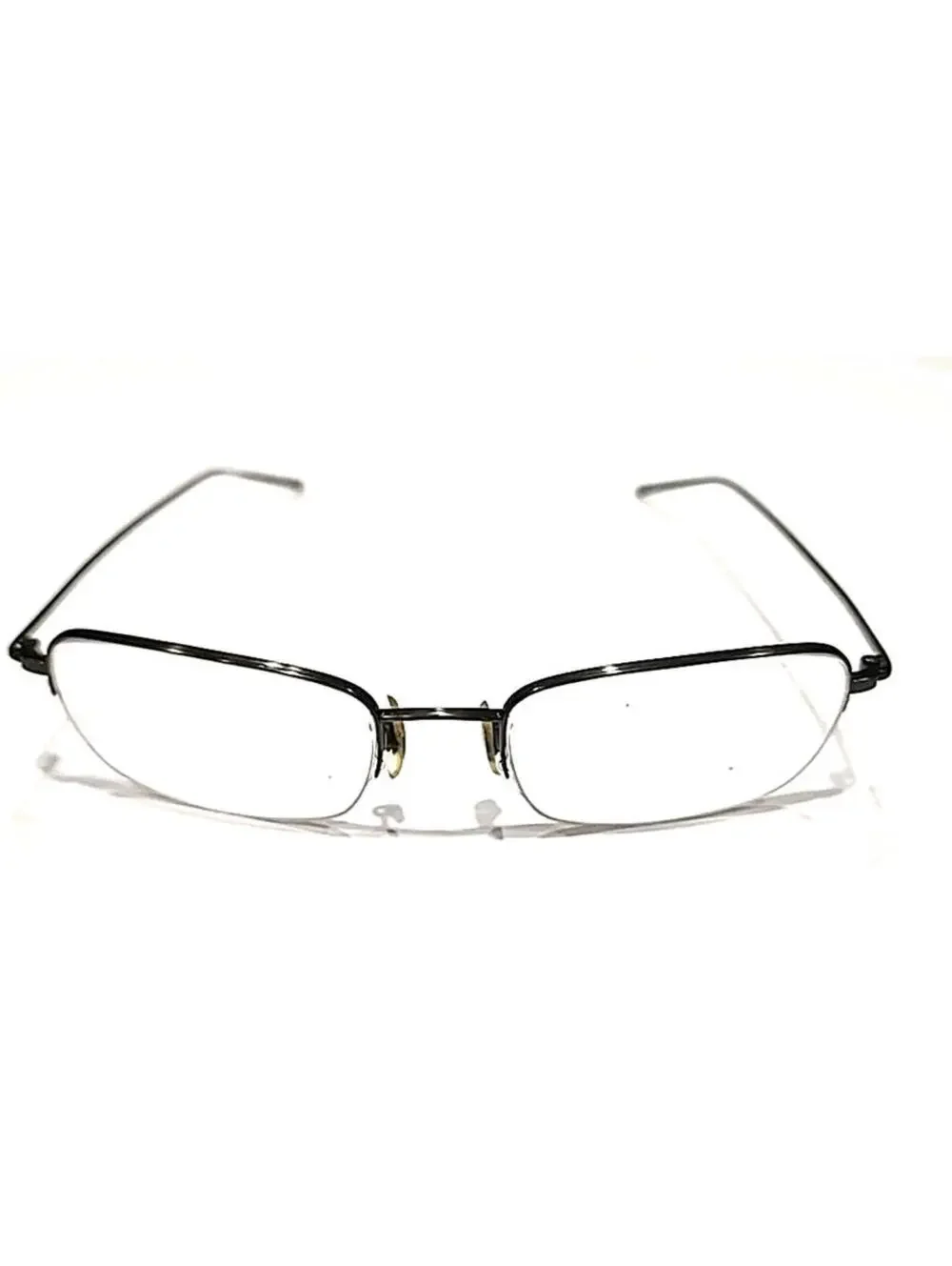 Oliver Peoples OP641 Gunmetal Half Rim Eyeglasses 53-18 142